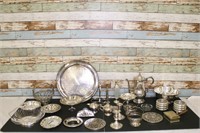 Large Lot of Silverplate Pieces