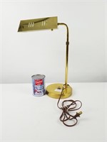 Lampe de bureau en métal doré, vintage