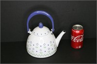 Vintage Enamel Tea Kettle