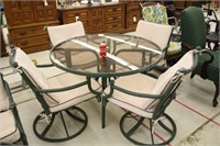 Outdoor Table & 4 Chair Set