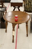 Solid Maple Round Accent Table 27" Diameter x 24"H