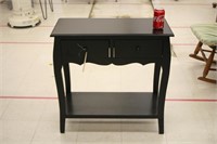 Console Table w/ Two Drawers and Shelf