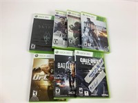 7 jeux de Xbox360 dont Battlefield 3
