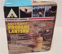 Vintage American Camper Propane Lantern NOS