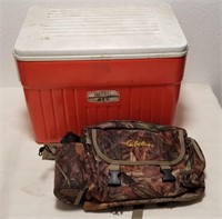 Vintage Thermos Cooler & Cabelas Small Pack