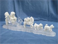 15"x 4.5" Dept 56 Snow Babies Porcelain Figurine
