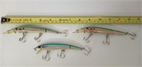 Rebel Fastrac & 1 G Finish Jointed Minnows