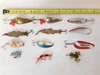Lot of Vintage Spoons and Lures