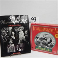 "IT'S A WONDERFUL LIFE" BOOK 1992 & BOARD GAME &