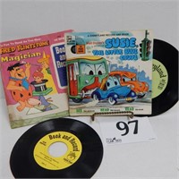 1970's BOOK & RECORD COMBO QTY 2