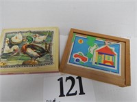 2 CHILDRENS PUZZLES-ONE IS 3D