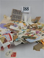LARGE VARIETY OF POSTAGE STAMPS, FOREIGN &