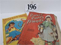 "PUSSY PURR'S FRIENDS" 1915 CLOTH BOOK & 1942