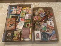 MISC LOT WITH PLAYING CARDS / TOYS ETC