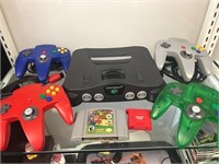 Nintendo 64 with Mario & 4 Controllers