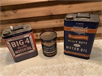 ALL STATE MOTOR OIL & LUBRICANT CAN BIG 4 OIL CAN