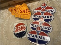 SHELL /STANDARD OIL/PEPSI STICKERS/DECALS