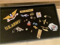 PATCHES/MILITARY PINS ETC