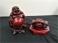 2 oriental statues. See picture for damage