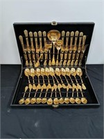 Very nice set of gold silverware