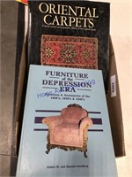 FURNTURE OF DEPRESSION ERA & ORIENTAL CARPETS BOOK