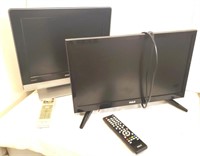 14+18 inch TVs w/Remotes