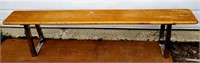 Wooden Top Bench