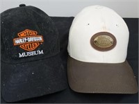 Harley-Davidson hats.
