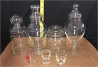 Glass storage containers and more