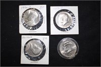 73-76-90-02 KENNEDY HALF DOLLARS