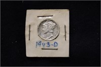 1943D MERCURY DIME