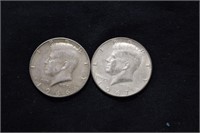 66-67 KENNEDY HALF DOLLARS