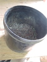 HALF BUCKET OF NAILS