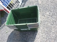 STACK OF SHOPPING BASKETS