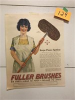 Fuller Brush Wonder Mops Posters & Display Brush