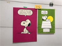 2 Vintage Snoopy Posters