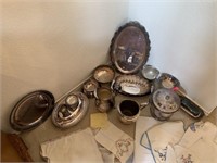 LARGE LOT OF SILVERPLATE