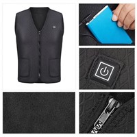 Electric USB Heated Warm Vest Men Women - L