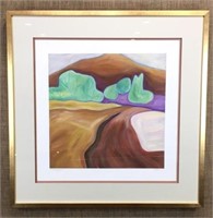 Rolling Hills by Chenin Lithograph