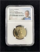 2016-D Ronald Reagan U.S. $1, NGC BU