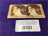 1876 WEDDING STEREOSC0PE VIEW CARD