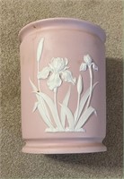 Ceramic Basket w/White Irises