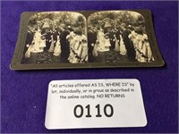 1902 WEDDING STEREOSC0PE VIEW CARD
