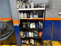 Large Qty Assorted Lubricants & Stand