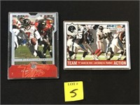 2 Michael Vick Trading Cards