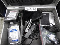 Aluminium Equipment Case & Assorted OC Hard Drives