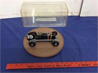 Collectible Race Car in Display Case