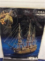 Sergal H.M.S.Victory Model Kit,partially completed