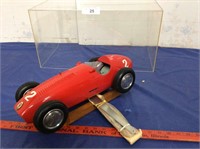 Maserati Midget Racer with stand & display case