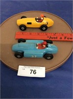 2 Tootsie Toy collectible cars